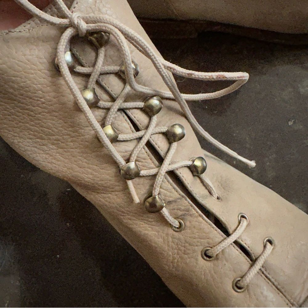 37.5 Celine tan leather boots - Picture 8 of 9